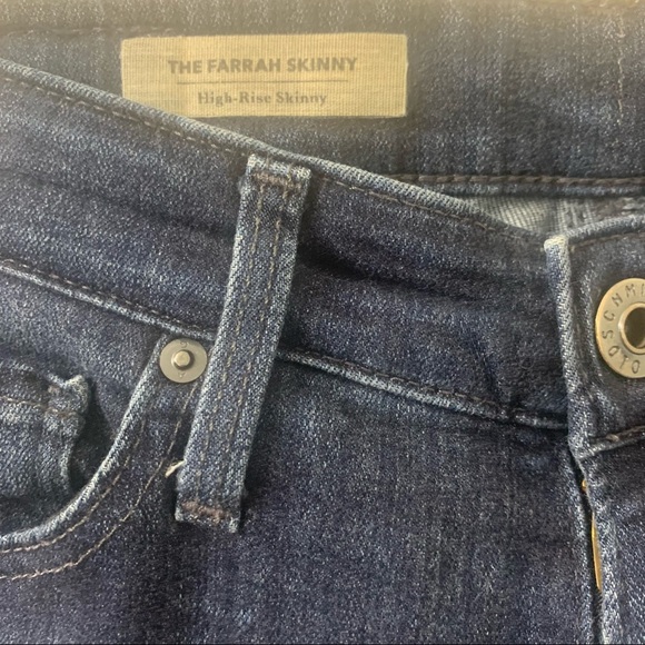 AG Adriano Goldschmied The Farrah Skinny Dark Wash Denim Jeans Women’s 24 - Picture 7 of 11